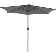 Harald Nyborg Parasoller & Tilbehør Harald Nyborg Parasol Med Tilt Ø3 Meter - Grå