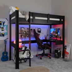 Noa and Nani Storm Gaming Station High Sleeper Kids Solid Wood Bed