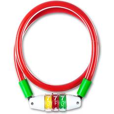 Cube Cykellåse Cube Cube RFR Zahlenkabelschloss Junior Red N Green