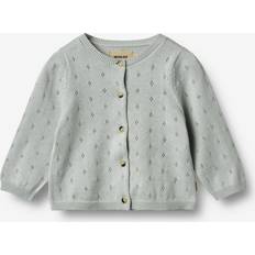6-9M Koftor Barnkläder Wheat Maia Stickad Kofta - Soft Blue