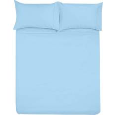 Textiles Dower & Hall Microfiber RV Sets 42x80 Bunk Light Blue Bed Sheet