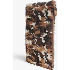 Skinn Kuvertväskor The Case Factory Medium Clutch Pony Military - White