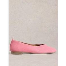 Hvid Højhælede sko White Stuff Cheri Leather Ballerina Pumps -