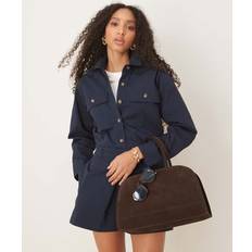 Abercrombie & Fitch Blue Dresses Abercrombie & Fitch Utility Detail Skort Dress Navy