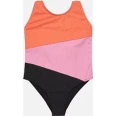Pink Bathing Suits Roxy Kids Colorblock One Piece Swimsuit - Anthracite