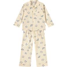 Molo Pyjamasser Børnetøj Molo Lex Pyjamas Happy - Beige