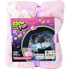 Rosa Filtar Toi Toys Einhorn Kuscheldecke Mit Leuchteffekt - Rosa Filz Rosa (150x)