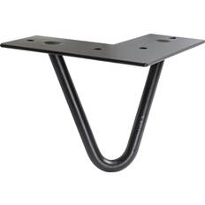 Wagner Hairpin Mat Sort 100 mm Møbelben Bordben