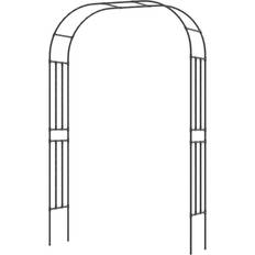 Northix Metall Rose Arch Spaljé för Klätterväxter Tendril Arch Stor Dekorativ