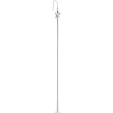 Jane Kønig Øreringe Jane Kønig Night Star Chain Earring - Silver