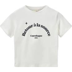 T-shirt - Snow White/Blue Print