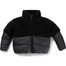 BOSS Kids' Hybrid Jacket With Logo Print