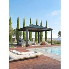 Dallas 12 x 14 Garden Gazebo Grey Premium Kit