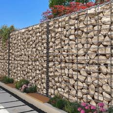 Metal Gabion Baskets Songmics 4mm Mesh Gabion Basket 100 x 90 x 30 cm