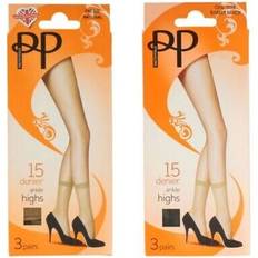 Natural - Women Tights & Stay-Ups Pretty Polly Damen PNGEK6 Knöchelhoch Strumpfhose - Beige