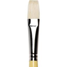 Winsor & Newton Brushes Winsor & Newton Hog Long Handle Flat Brush Size 12