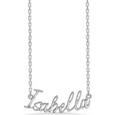 Navnehalskæde Isabella - Sølv