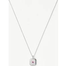 Missoma Necklaces Missoma October Birthstone Pendant Necklace - Silver
