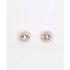 River Island Womens Rose Gold Halo Stud Earrings - One Size