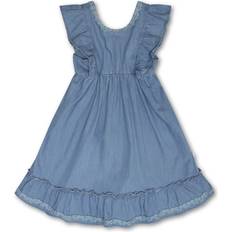 Organic Jasmin Kjole - Blue