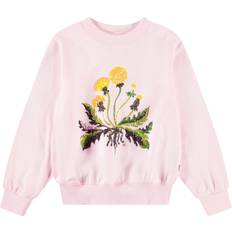 Molo 116 Sweatshirts Molo Marge Sweatshirt Dandelion Glitter - Lyserød