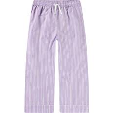 Merinoull Byxor Barnkläder Molo Alfrida Woven Pants - Purple Rail Stripe