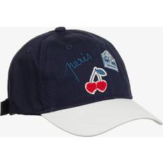 Girls Blue Cherry Cap - Blue