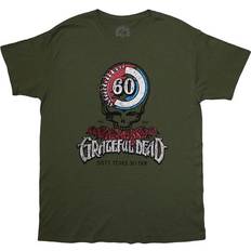 Grateful Dead Unisex T-Shirt - 60th Roses - Green