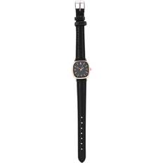 Women Analog Quartz Watch PU Strap Alloy Case Female Wristwatch