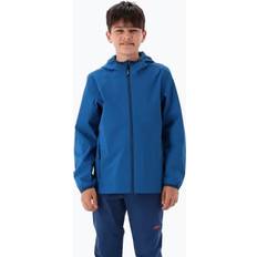 128/134 Regntøj Børnetøj CMP Kid's Jacket Fix Hood Clima Protect Softshelljakke - Blå