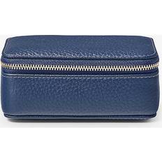 Unisex Jewellery Storage Aspinal of London Medium Leather Jewellery Case - Caspianblue