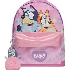 & Bingo Pink Backpack - Glitter Front Pocket
