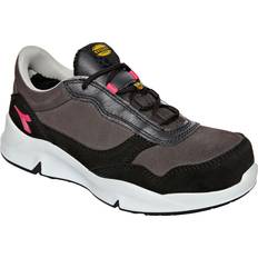 Grey Safety Shoes Diadora Utility Athena Low S3L Safety Shoes - Dark Grey/Pink