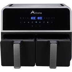 2 - Air Fryers Alivio 9L Dual Basket Digital Air Fryer