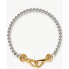 Missoma Metal Bracelets Missoma Kinetic Chunky Chain Bracelet - Mixed Metal Cubic Zirconia