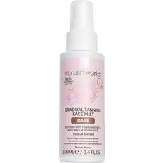 Brushworks Gradual Tanning Face Mist 100ml Dark