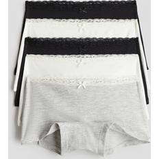 H&M Boxertrosa 5-Pack Bomull - Svart/Ljusgrå