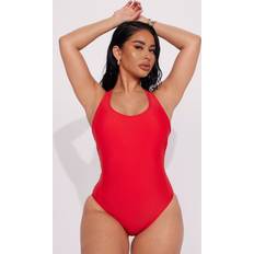 Favorite Summer Racerback 1 Piece Swimsuit - Red
