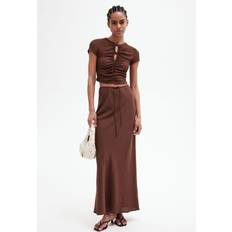Recycled Materials Skirts H&M Maxi Skirt - Beige