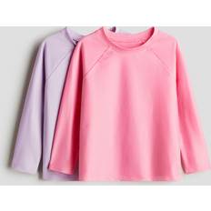 Girls UV Clothes H&M UPF 50 Swim Tops - Pink