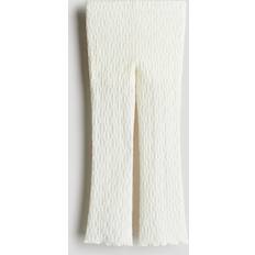 H&M Jerseyhose Mit Struktur - Weiß
