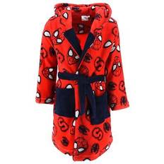 Spider-Man Boys Childrens Spiderman Kids Fleece Robe Dressing Gown - Red