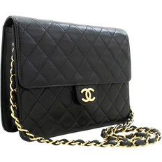 Chanel flap bag Chanel Vintage Flap Bag - White