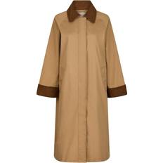 Neo Noir Anneli Cord Coat - Dark Tan