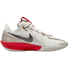 Nike G.T. Cut 3 Basketball Shoes - Sail/Light Khaki/University Red