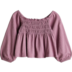 H&M Smocked Blouse Pink 5T/6 4-6Y