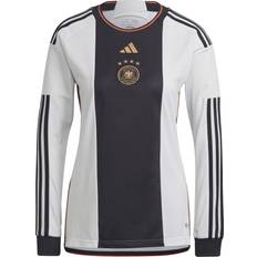 adidas Germany Home Long Sleeve Shirt 2022 Womens Hvid