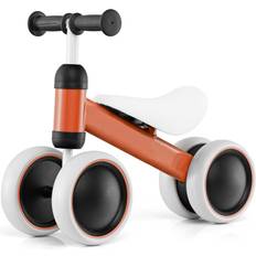 Costway Baby 4 Wheels Balance Bike with Handlerbar Orange