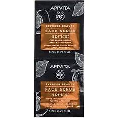 Uriage Exfoliators & Face Scrubs Uriage Apivita Express Beauty Face Scrub Apricot 2x8ml