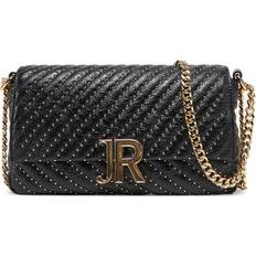 John Richmond Black Shoulder Bag - Gold